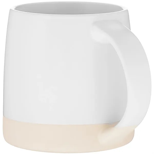 12 oz ceramic mug with matte colored exterior/interior and an unglazed... from ASI 51197 ETS Express, LLC