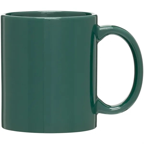 11 oz ceramic mug with C-handle, glossy exterior and glossy interior.... from ASI 51197 ETS Express, LLC