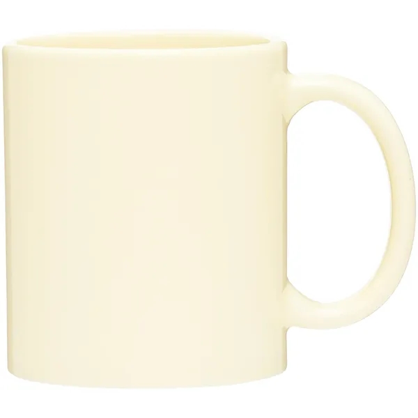 11 oz ceramic mug with C-handle, glossy exterior and glossy interior.... from ASI 51197 ETS Express, LLC