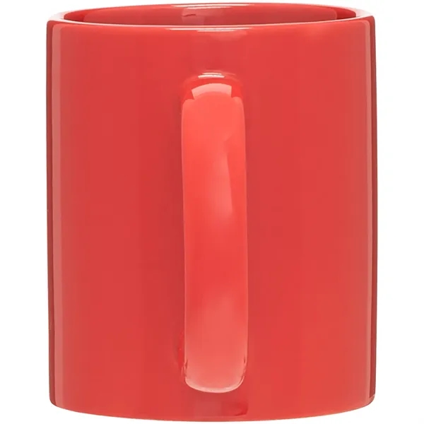 11 oz ceramic mug with C-handle, glossy exterior and glossy interior.... from ASI 51197 ETS Express, LLC