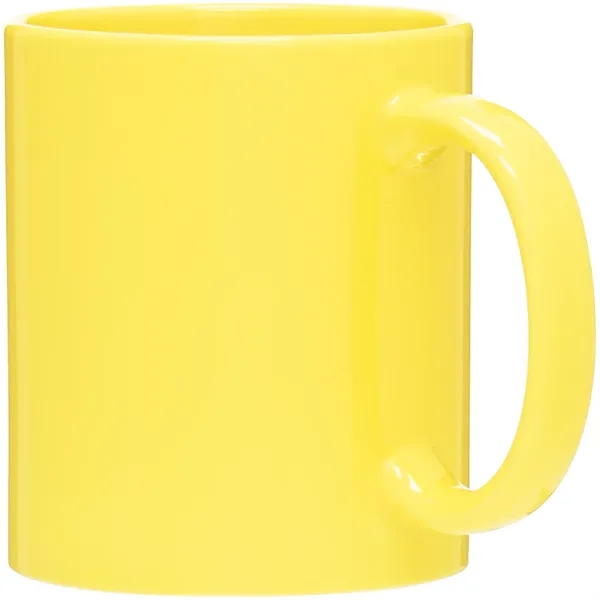 11 oz ceramic mug with C-handle, glossy exterior and glossy interior.... from ASI 51197 ETS Express, LLC