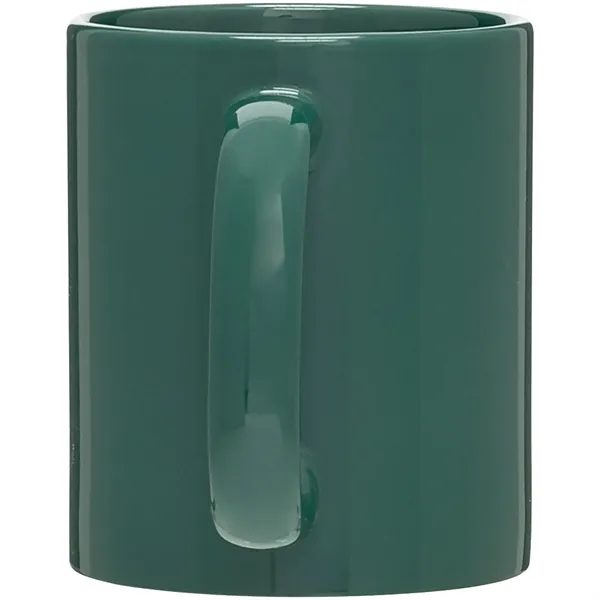 11 oz ceramic mug with C-handle, glossy exterior and glossy interior.... from ASI 51197 ETS Express, LLC