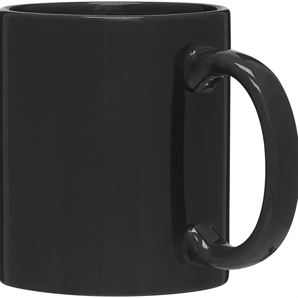 11 oz ceramic mug with C-handle, glossy exterior and glossy interior.... from ASI 51197 ETS Express, LLC