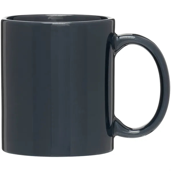 11 oz ceramic mug with C-handle, glossy exterior and glossy interior.... from ASI 51197 ETS Express, LLC