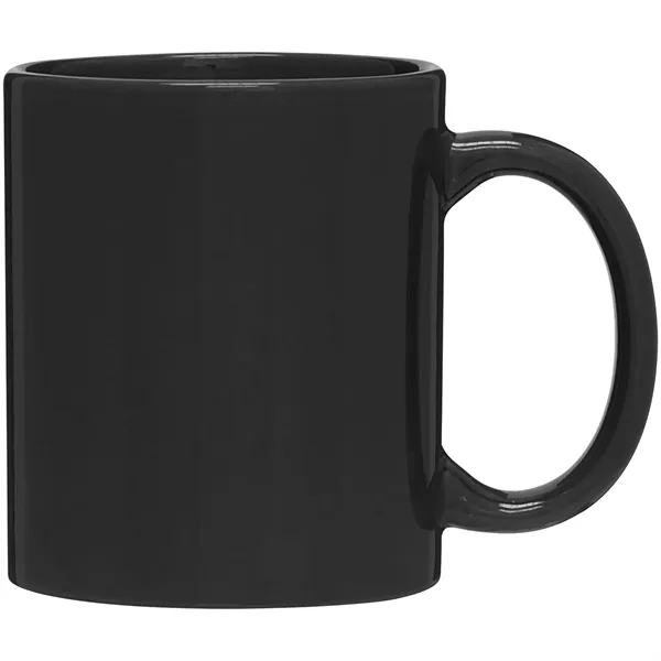 11 oz ceramic mug with C-handle, glossy exterior and glossy interior.... from ASI 51197 ETS Express, LLC