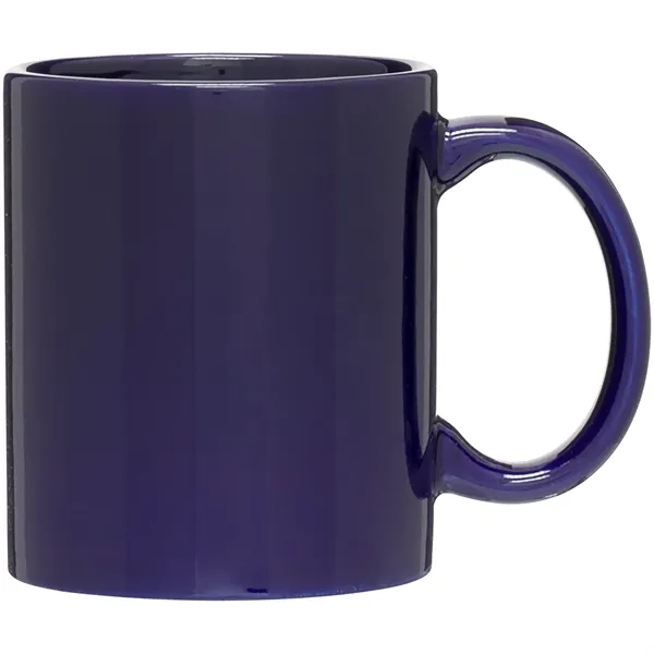 11 oz ceramic mug with C-handle, glossy exterior and glossy interior.... from ASI 51197 ETS Express, LLC