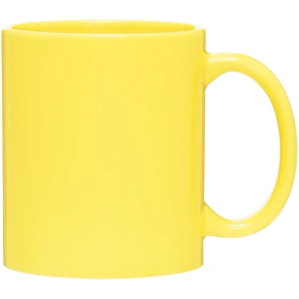 11 oz ceramic mug with C-handle, glossy exterior and glossy interior.... from ASI 51197 ETS Express, LLC