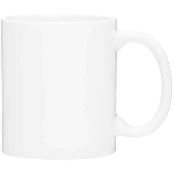11 oz ceramic mug with C-handle, glossy exterior and glossy interior.... from ASI 51197 ETS Express, LLC