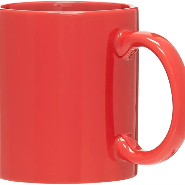 11 oz ceramic mug with C-handle, glossy exterior and glossy interior.... from ASI 51197 ETS Express, LLC