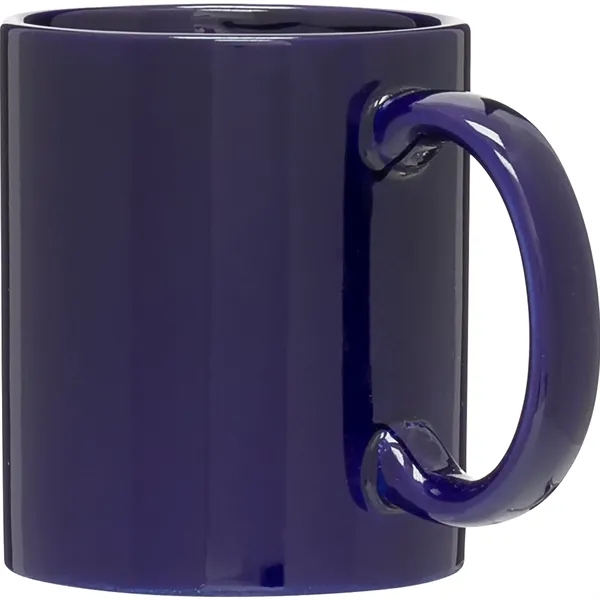 11 oz ceramic mug with C-handle, glossy exterior and glossy interior.... from ASI 51197 ETS Express, LLC