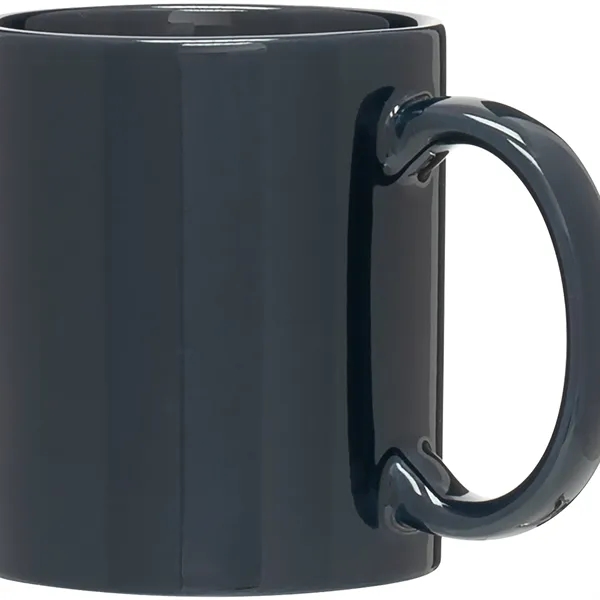 11 oz ceramic mug with C-handle, glossy exterior and glossy interior.... from ASI 51197 ETS Express, LLC