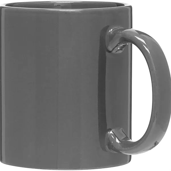 11 oz ceramic mug with C-handle, glossy exterior and glossy interior.... from ASI 51197 ETS Express, LLC