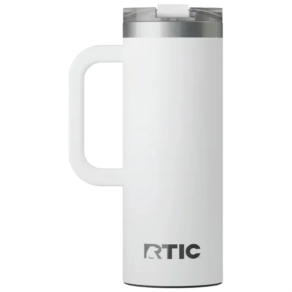 RTIC double-wall stainless steel 20 ounce travel mug with flip-top lid... from ASI 74601 Calico