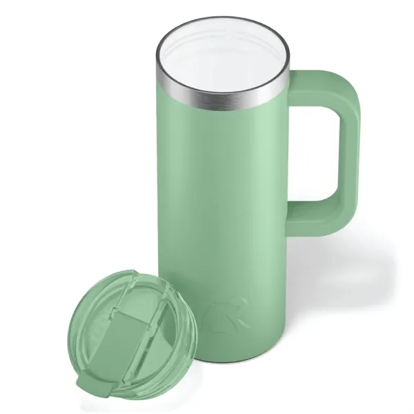 RTIC double-wall stainless steel 20 ounce travel mug with flip-top lid... from ASI 74601 Calico