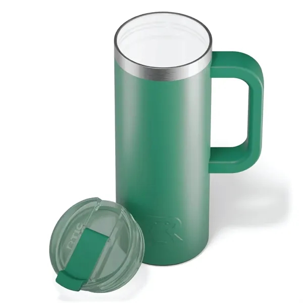 RTIC double-wall stainless steel 20 ounce travel mug with flip-top lid... from ASI 74601 Calico