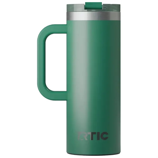 RTIC double-wall stainless steel 20 ounce travel mug with flip-top lid... from ASI 74601 Calico
