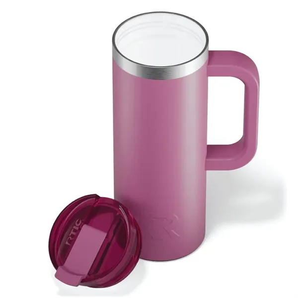 RTIC double-wall stainless steel 20 ounce travel mug with flip-top lid... from ASI 74601 Calico