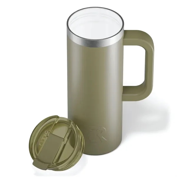 RTIC double-wall stainless steel 20 ounce travel mug with flip-top lid... from ASI 74601 Calico