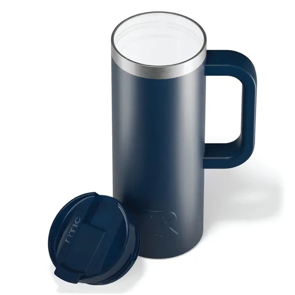 RTIC double-wall stainless steel 20 ounce travel mug with flip-top lid... from ASI 74601 Calico