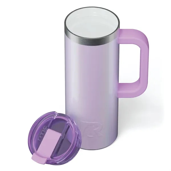 RTIC double-wall stainless steel 20 ounce travel mug with flip-top lid... from ASI 74601 Calico