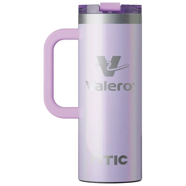RTIC double-wall stainless steel 20 ounce travel mug with flip-top lid... from ASI 74601 Calico