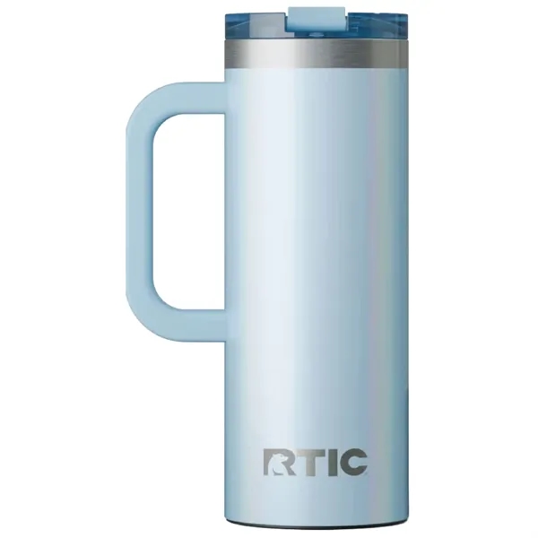 RTIC double-wall stainless steel 20 ounce travel mug with flip-top lid... from ASI 74601 Calico