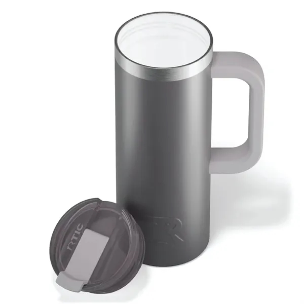 RTIC double-wall stainless steel 20 ounce travel mug with flip-top lid... from ASI 74601 Calico