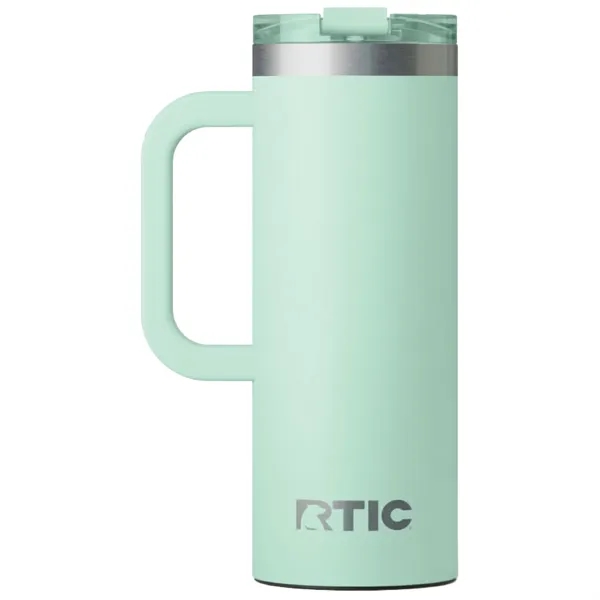 RTIC double-wall stainless steel 20 ounce travel mug with flip-top lid... from ASI 74601 Calico