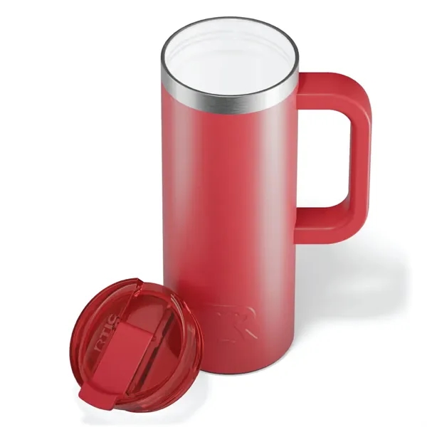 RTIC double-wall stainless steel 20 ounce travel mug with flip-top lid... from ASI 74601 Calico