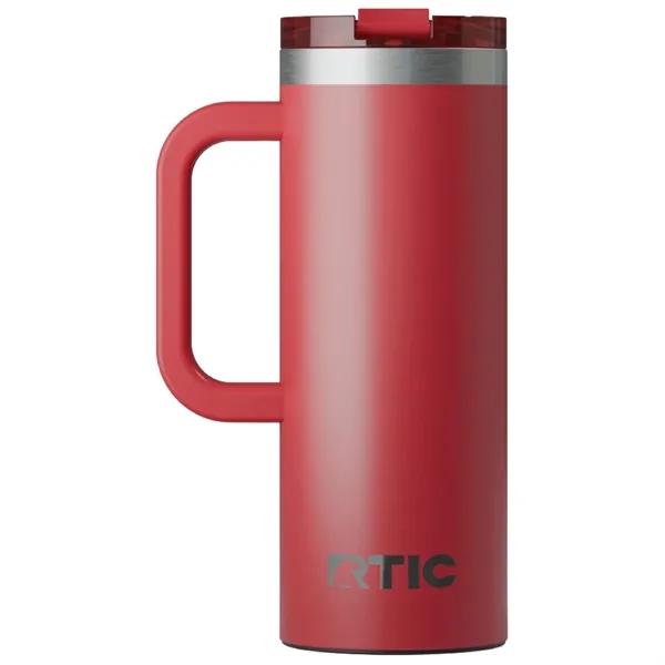 RTIC double-wall stainless steel 20 ounce travel mug with flip-top lid... from ASI 74601 Calico