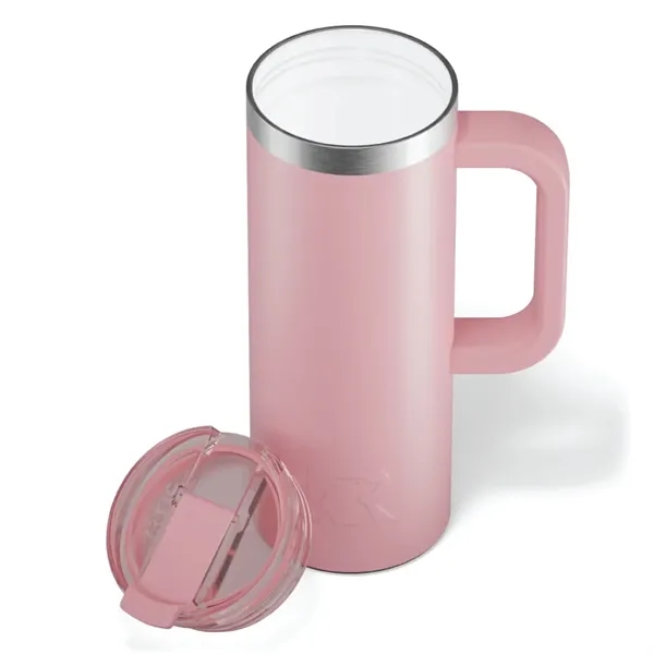 RTIC double-wall stainless steel 20 ounce travel mug with flip-top lid... from ASI 74601 Calico