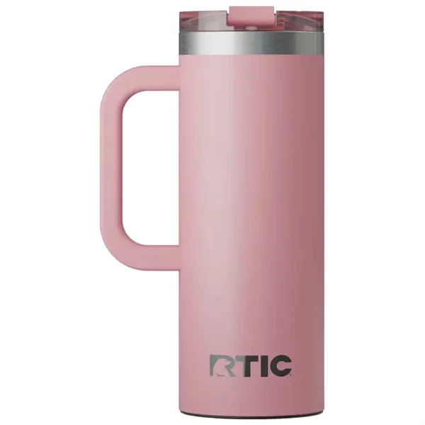 RTIC double-wall stainless steel 20 ounce travel mug with flip-top lid... from ASI 74601 Calico