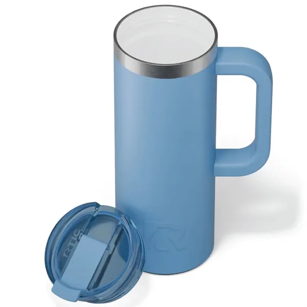 RTIC double-wall stainless steel 20 ounce travel mug with flip-top lid... from ASI 74601 Calico