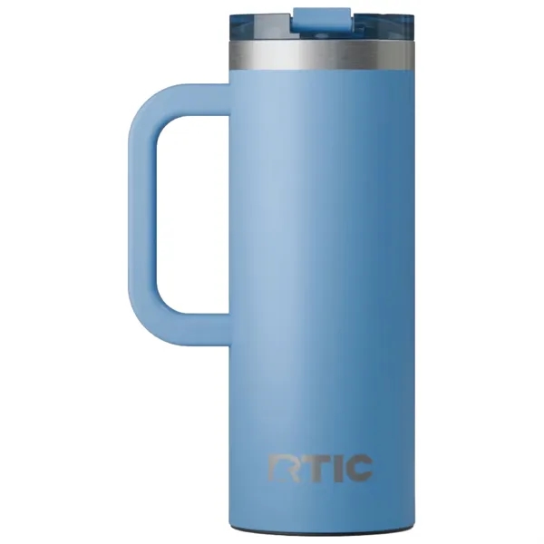 RTIC double-wall stainless steel 20 ounce travel mug with flip-top lid... from ASI 74601 Calico