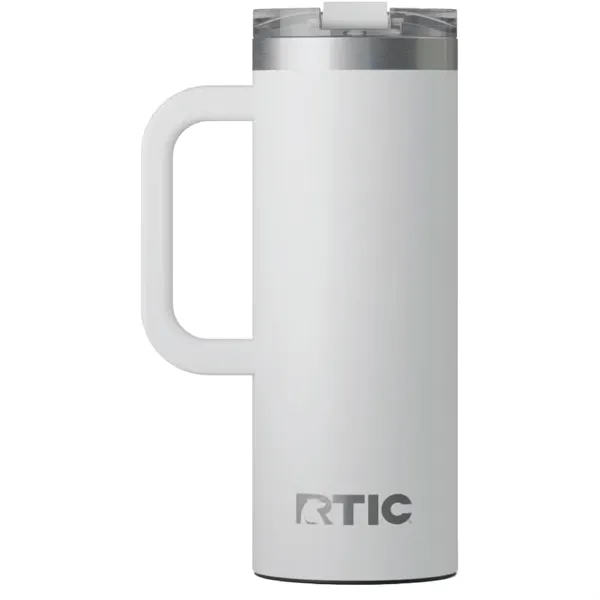 RTIC double-wall stainless steel 20 ounce travel mug with flip-top lid... from ASI 74601 Calico