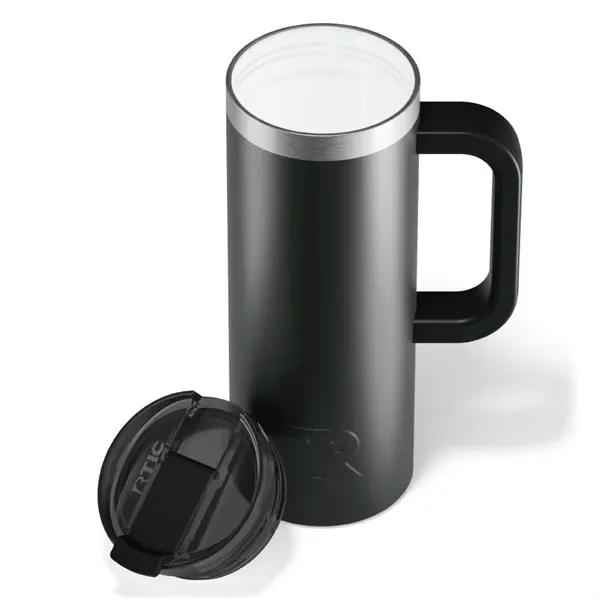 RTIC double-wall stainless steel 20 ounce travel mug with flip-top lid... from ASI 74601 Calico