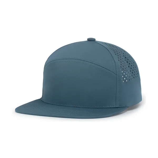 Perforated 6-Panel Arch Cap. Polyester/spandex woven. Perforated side and back panels.... from ASI 37461 Augusta Sportswear / Pacific Headwear