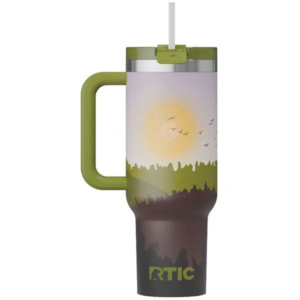 RTIC 40oz Stainless Steel Road Trip Tumbler... from ASI 74601 Calico