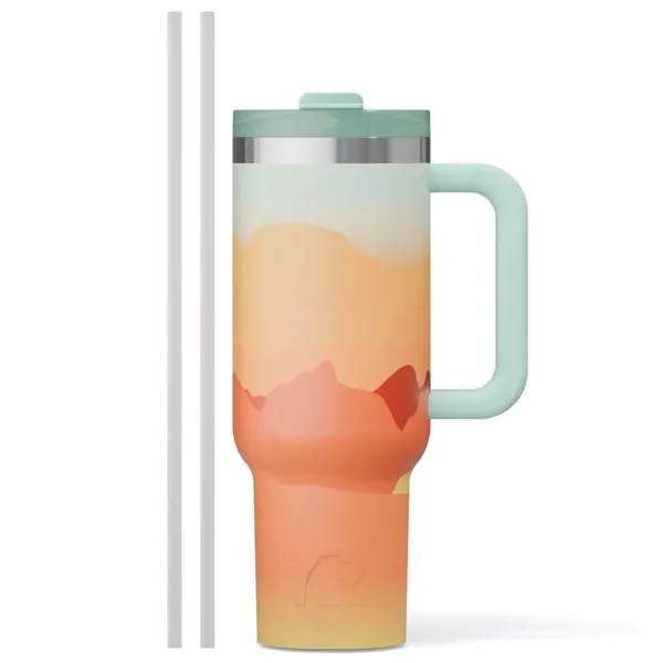 RTIC 40oz Stainless Steel Road Trip Tumbler... from ASI 74601 Calico