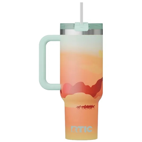 RTIC 40oz Stainless Steel Road Trip Tumbler... from ASI 74601 Calico