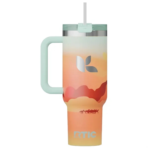 RTIC 40oz Stainless Steel Road Trip Tumbler... from ASI 74601 Calico