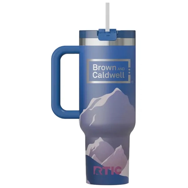 RTIC 40oz Stainless Steel Road Trip Tumbler... from ASI 74601 Calico