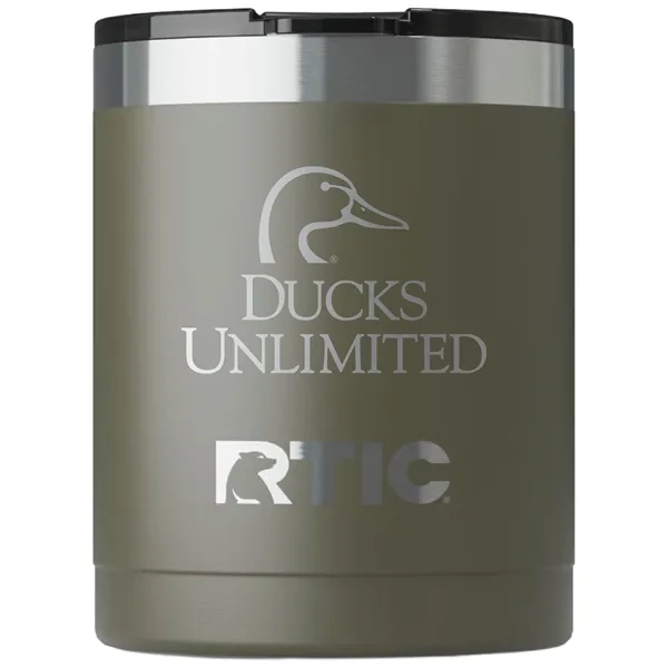 RTIC 12 ounce stainless steel ceramic-lined lowball tumbler. Individually boxed.... from ASI 74601 Calico