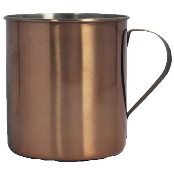10 Oz  copper color single wall stainless steel Moscow mule... from ASI 36988 Artek USA Inc