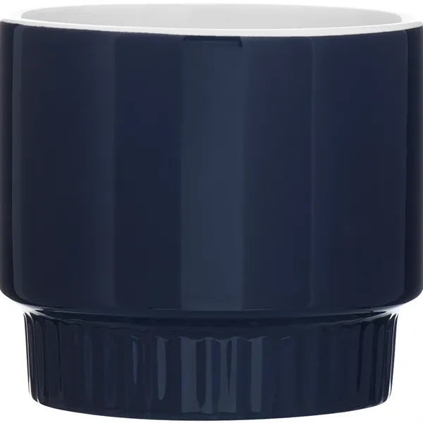 11 oz stackable ceramic mug with glossy colored exterior, glossy white... from ASI 51197 ETS Express, LLC