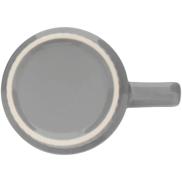 11 oz stackable ceramic mug with glossy colored exterior, glossy white... from ASI 51197 ETS Express, LLC