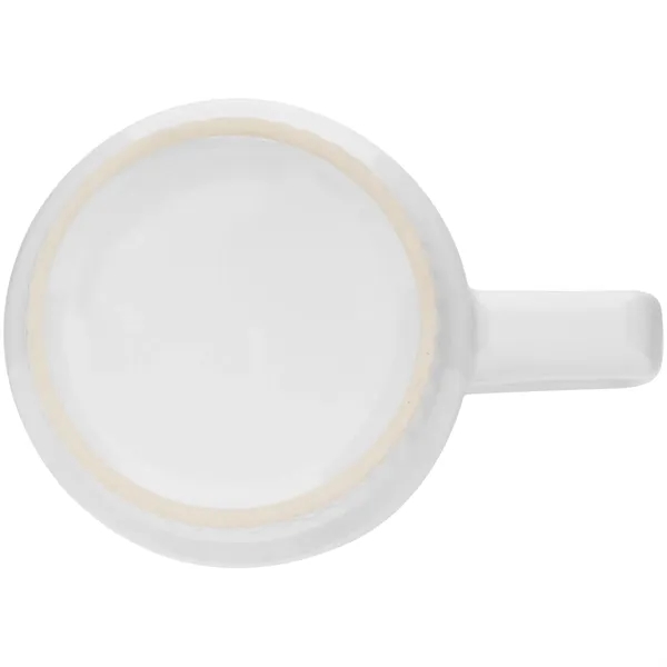 11 oz stackable ceramic mug with glossy colored exterior, glossy white... from ASI 51197 ETS Express, LLC