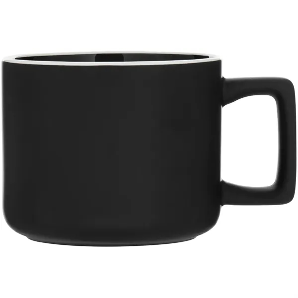 12 oz ceramic mug with matte colored exterior, glossy colored interior,... from ASI 51197 ETS Express, LLC