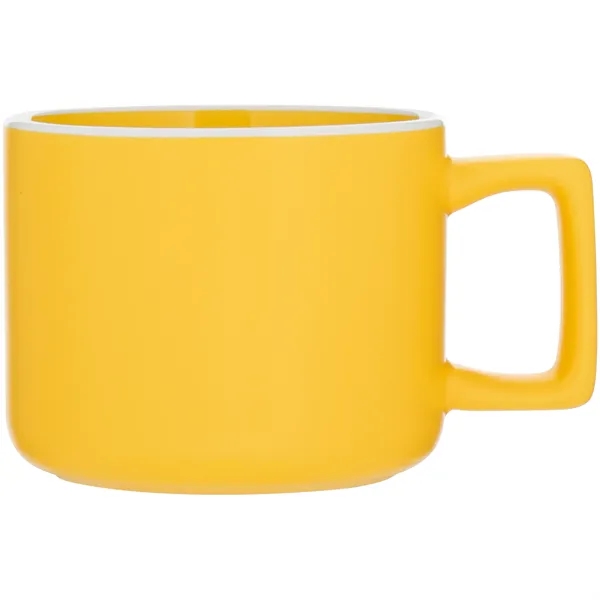 12 oz ceramic mug with matte colored exterior, glossy colored interior,... from ASI 51197 ETS Express, LLC
