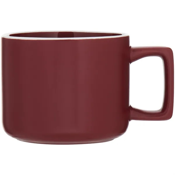12 oz ceramic mug with matte colored exterior, glossy colored interior,... from ASI 51197 ETS Express, LLC